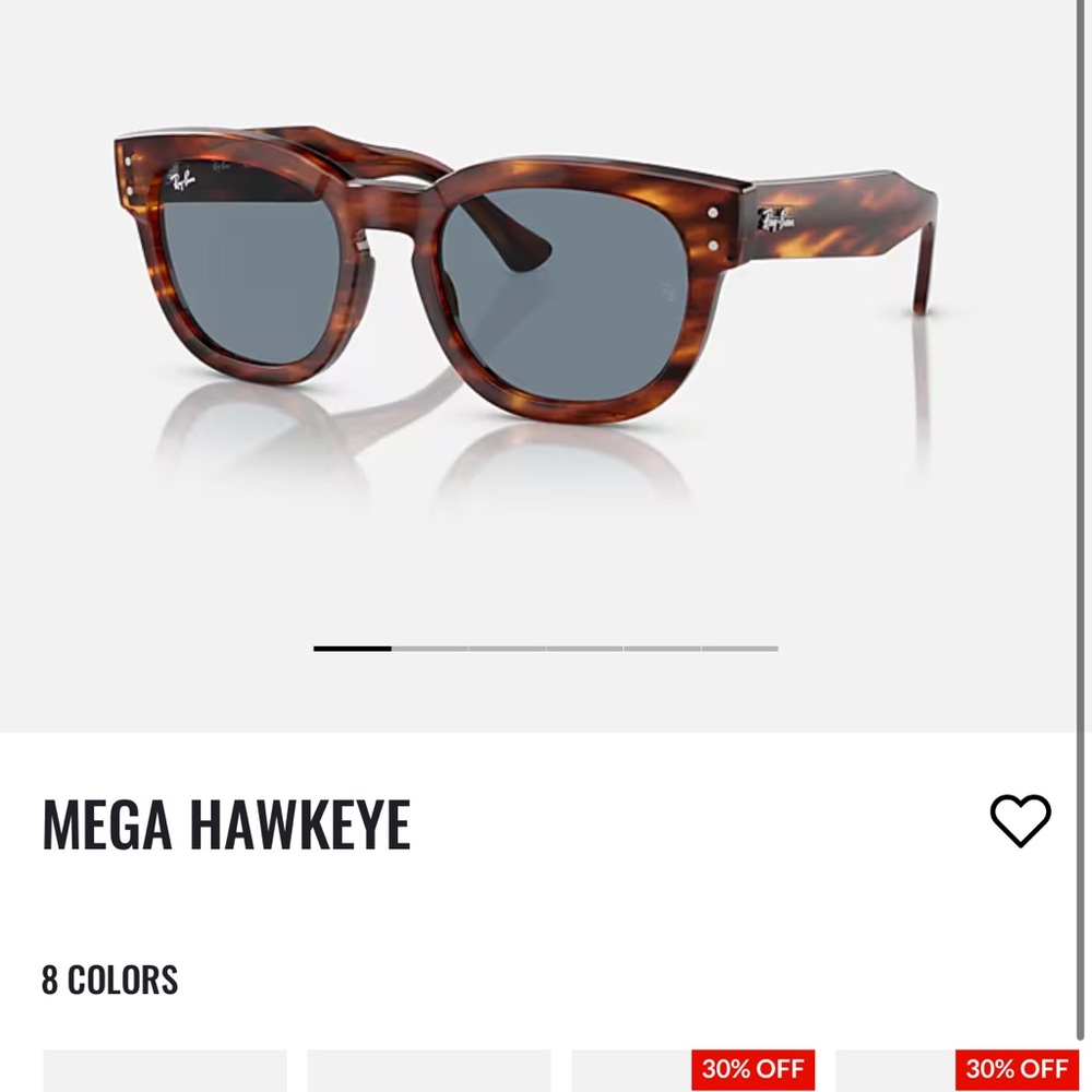 Ray-Ban Mega Hawkeye Sunglasses